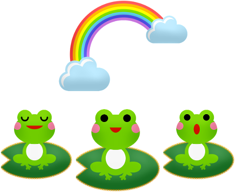 kawaii-frogs-rain-japanese-snail-5102688