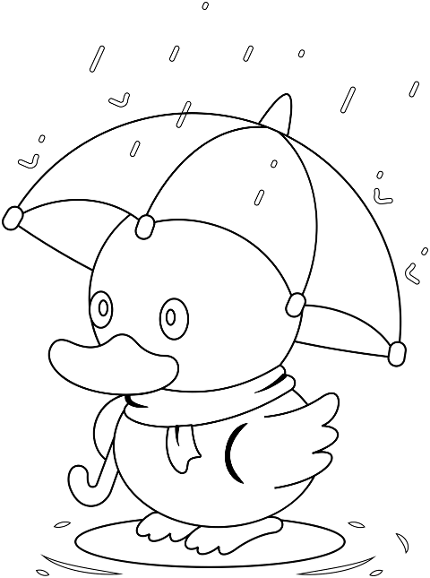 duck-rain-umbrella-animal-cute-6387883