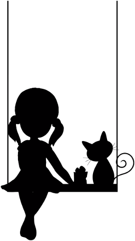 girl-swing-cat-silhouette-cute-5347750