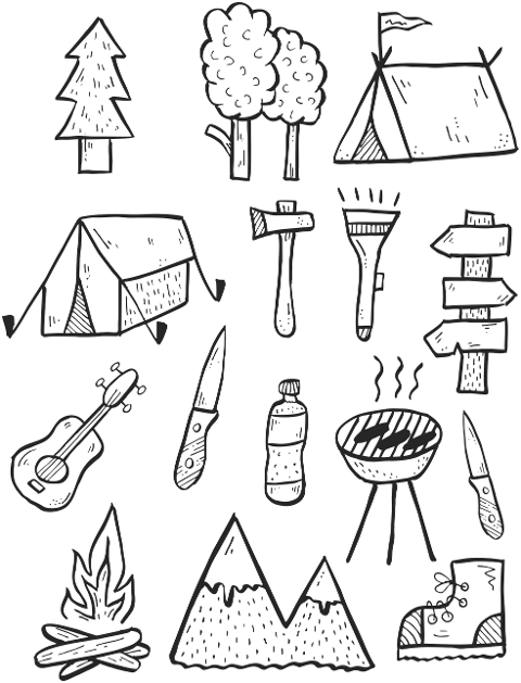 camping-cartoon-nature-forest-tent-7119132