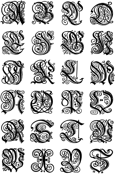 alphabet-font-line-art-letters-6000169