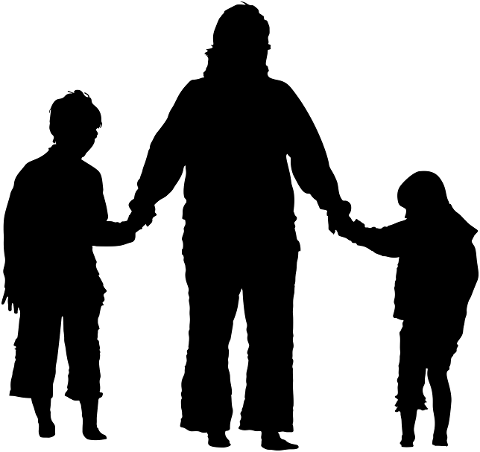 family-holding-hands-silhouette-4319111