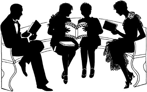 family-reading-silhouette-learning-7872239