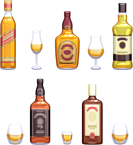 whisky-glasses-bottles-whiskey-4567954